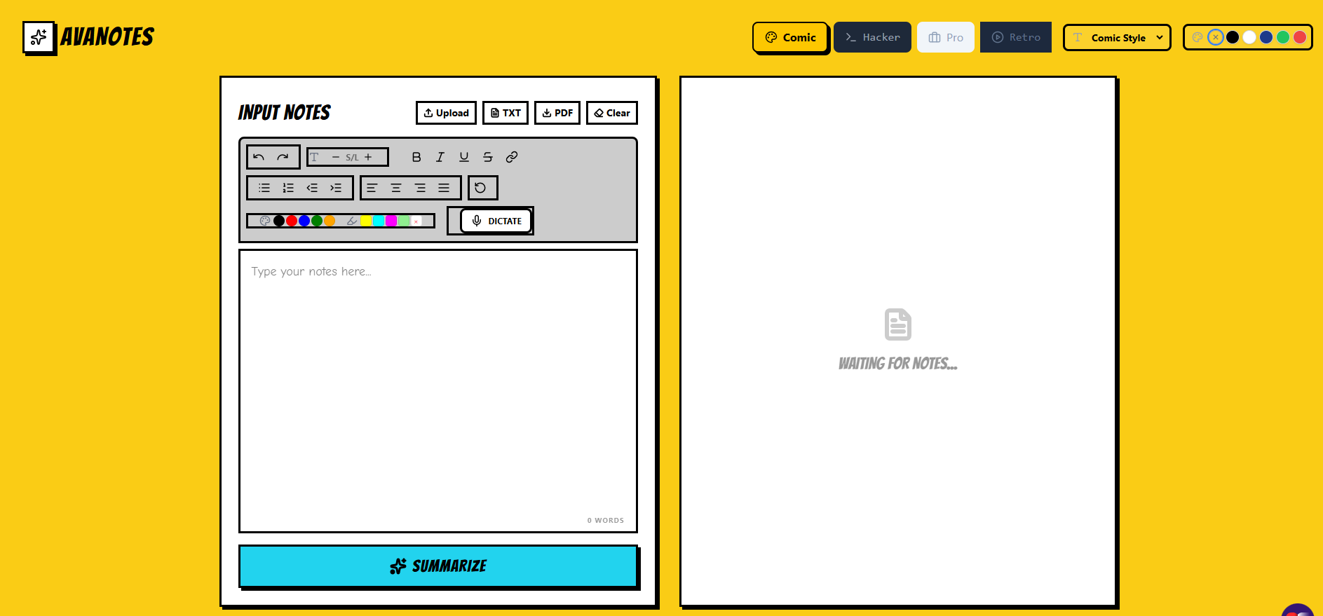 Avanotes - Note-taking App