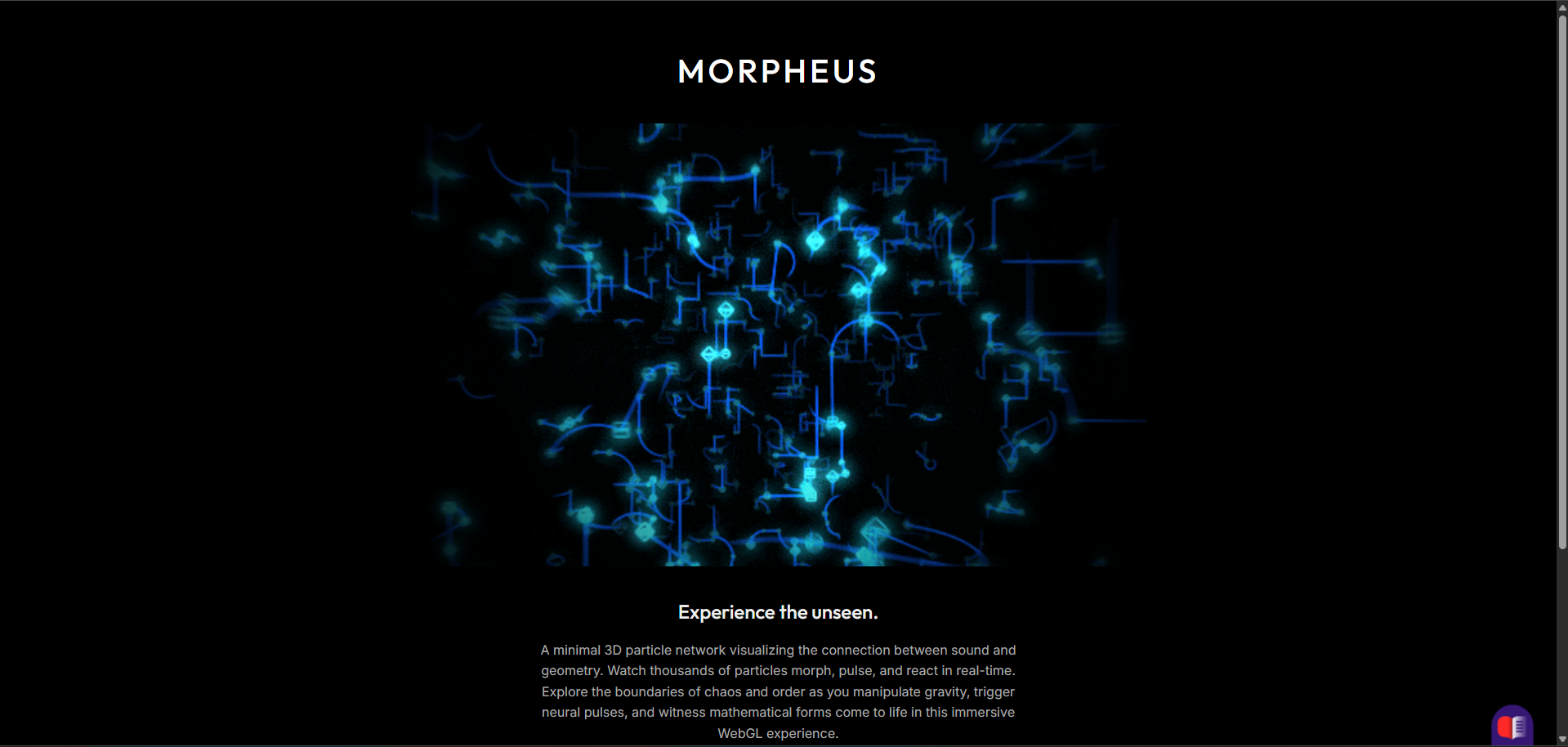 Morpheus - 3D Particle Visualization