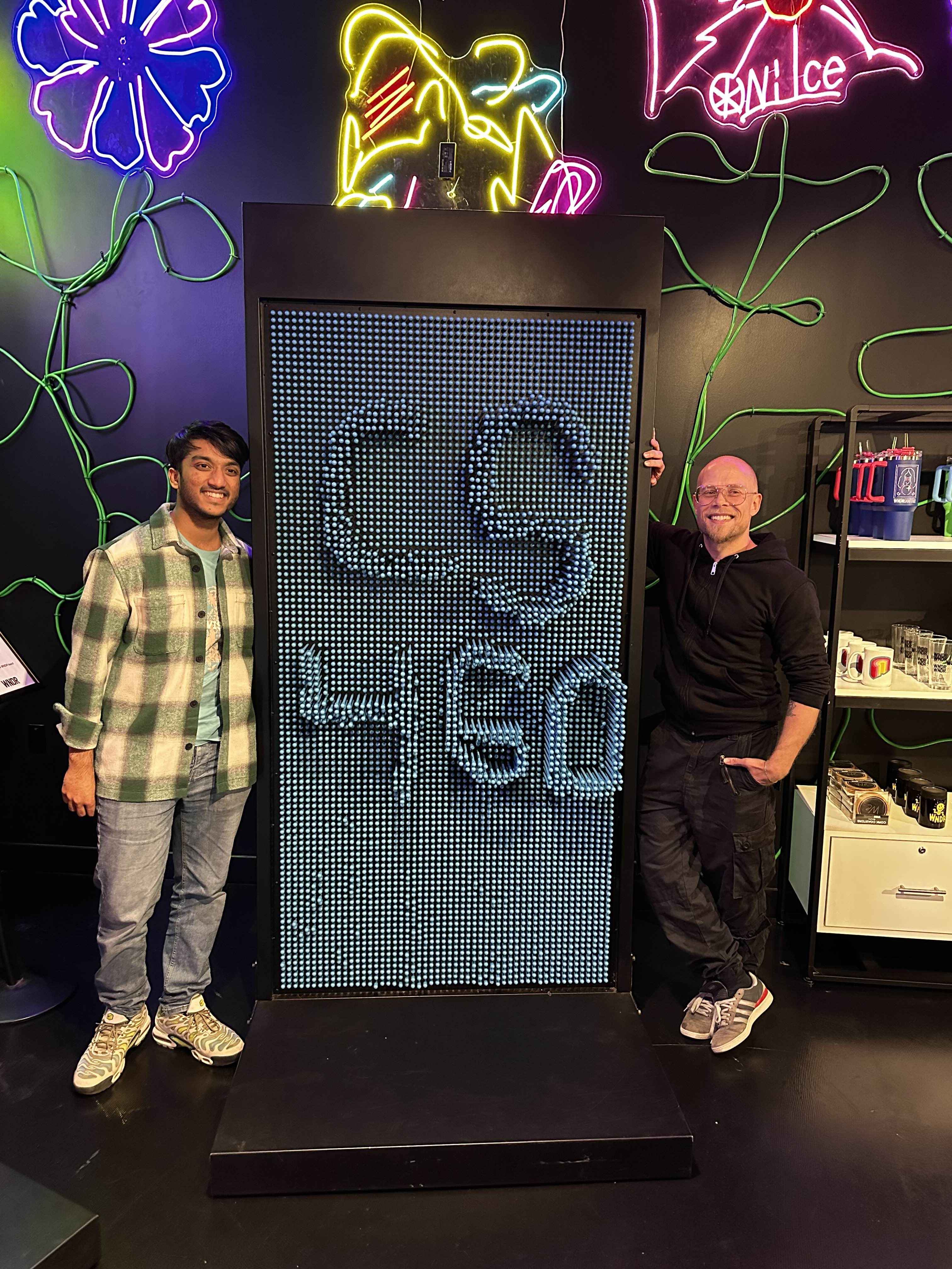 Avanith with Professor